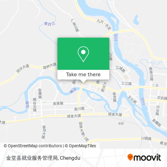 金堂县就业服务管理局 map