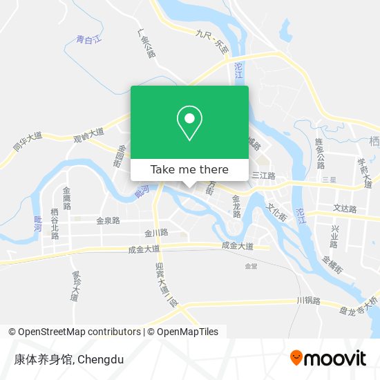 康体养身馆 map