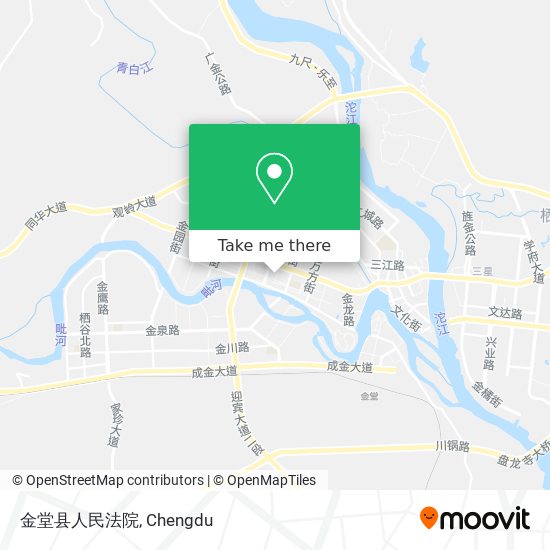 金堂县人民法院 map