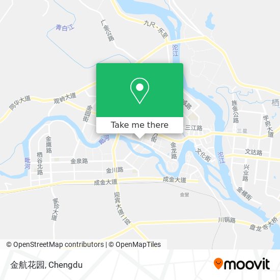 金航花园 map