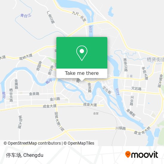 停车场 map