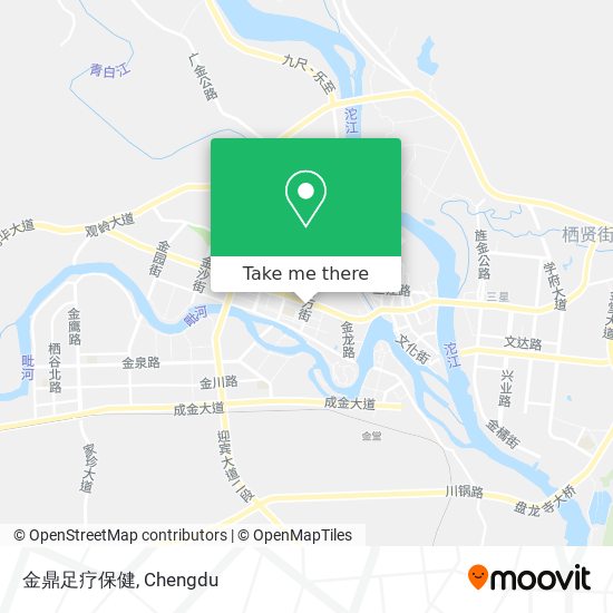 金鼎足疗保健 map