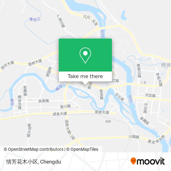 情芳花木小区 map