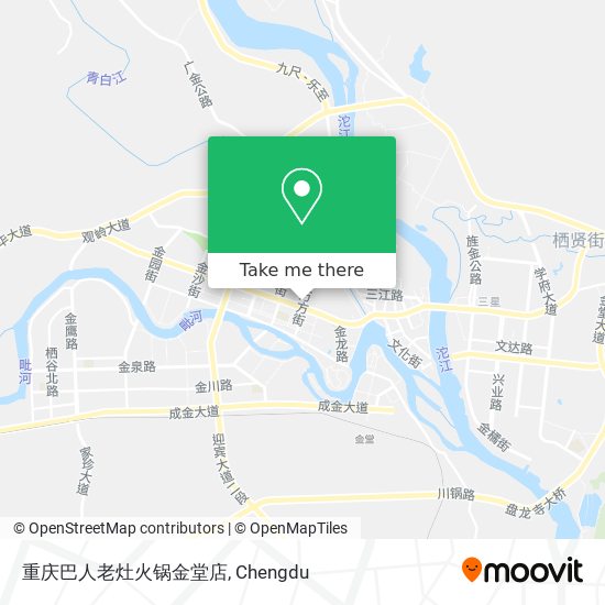 重庆巴人老灶火锅金堂店 map