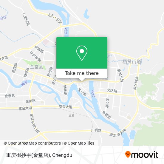 重庆御抄手(金堂店) map