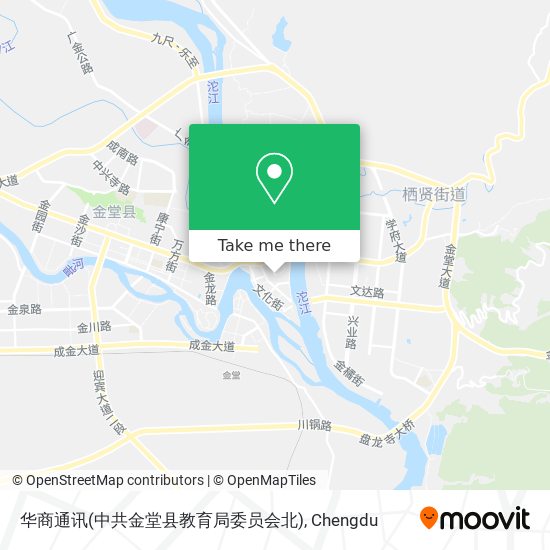 华商通讯(中共金堂县教育局委员会北) map