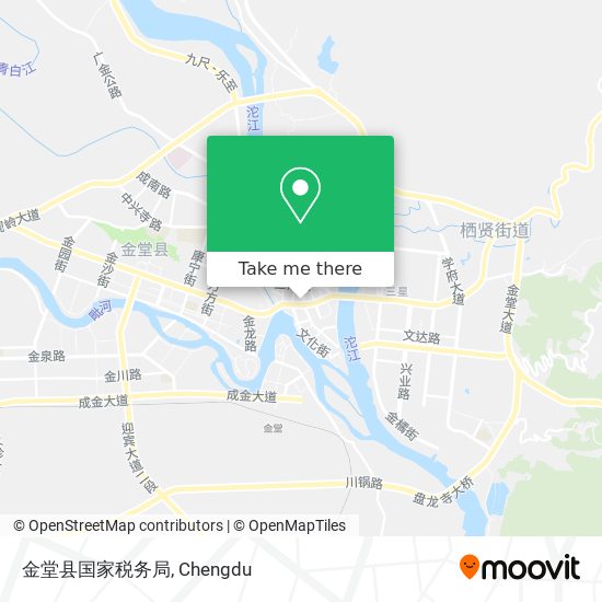 金堂县国家税务局 map