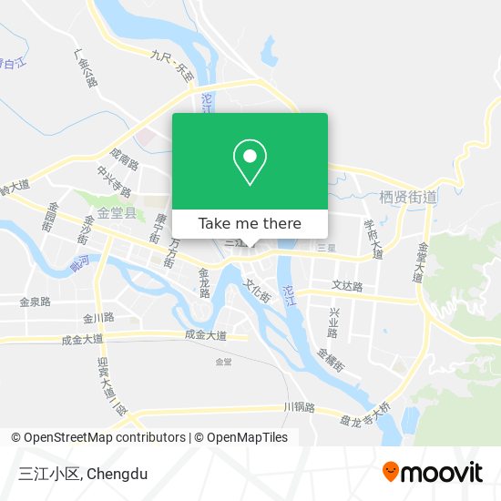 三江小区 map