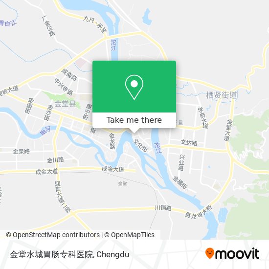 金堂水城胃肠专科医院 map