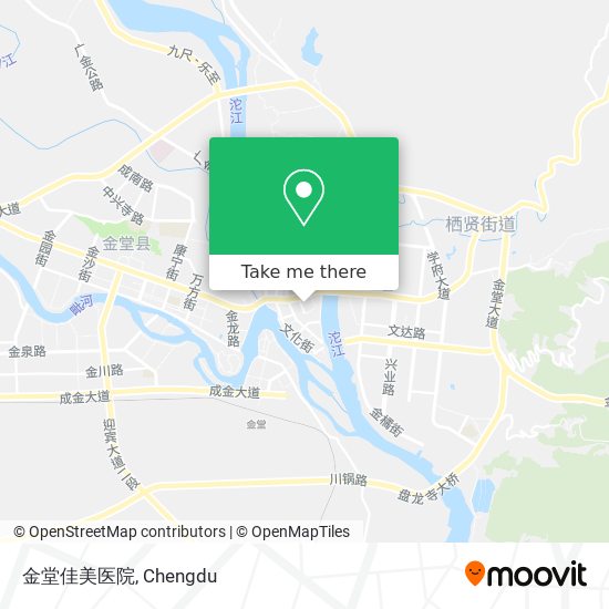 金堂佳美医院 map