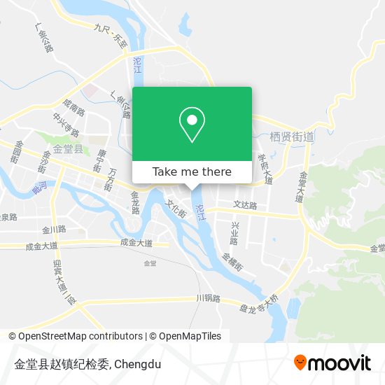 金堂县赵镇纪检委 map