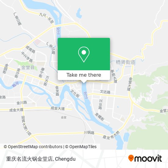 重庆名流火锅金堂店 map