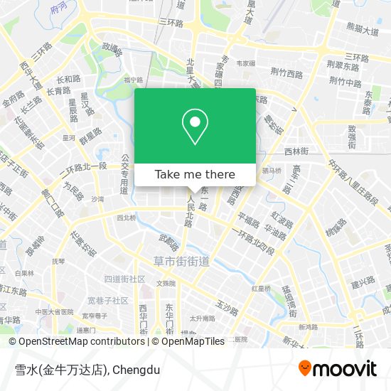 雪水(金牛万达店) map
