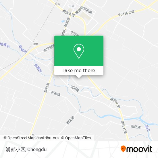润都小区 map