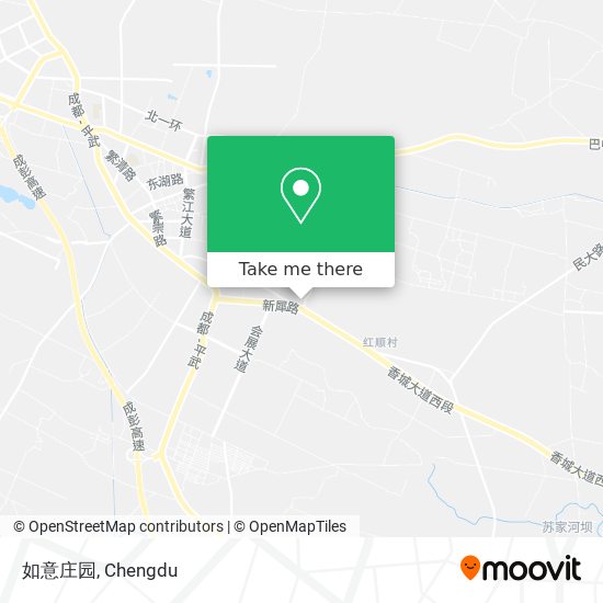 如意庄园 map