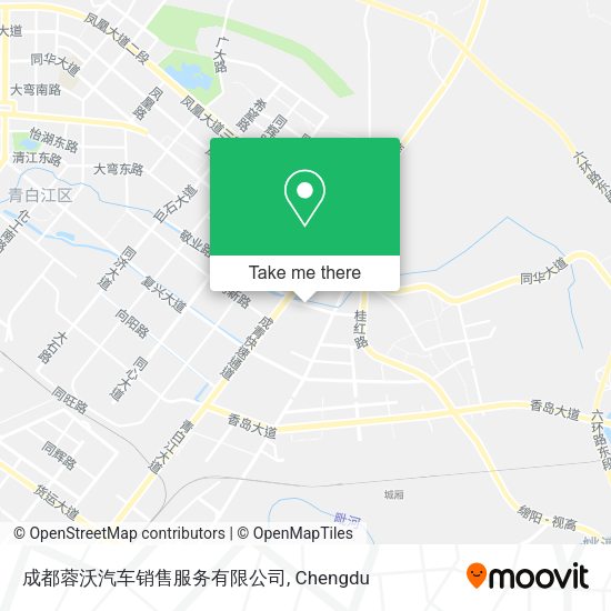成都蓉沃汽车销售服务有限公司 map