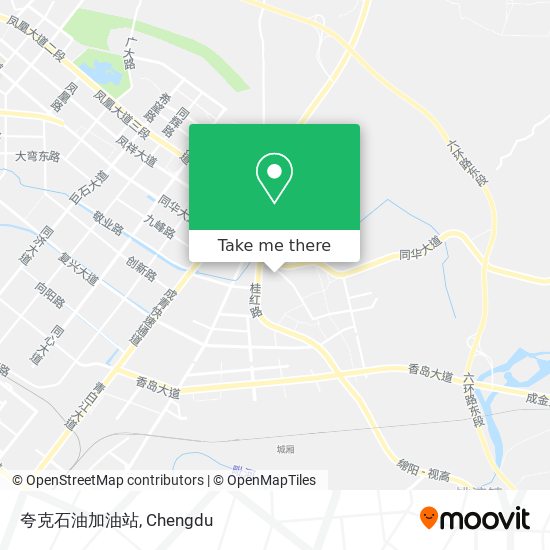 夸克石油加油站 map
