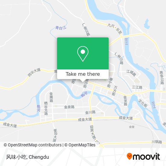 风味小吃 map