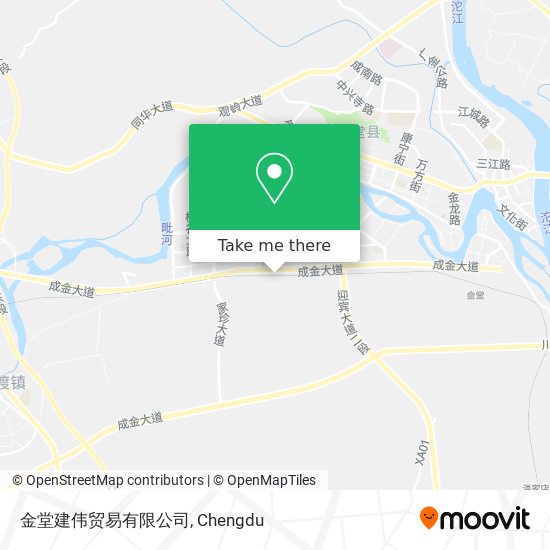 金堂建伟贸易有限公司 map