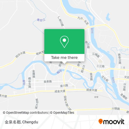 金泉名都 map