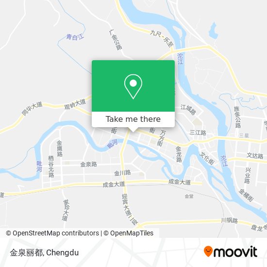 金泉丽都 map