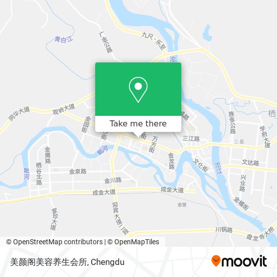 美颜阁美容养生会所 map