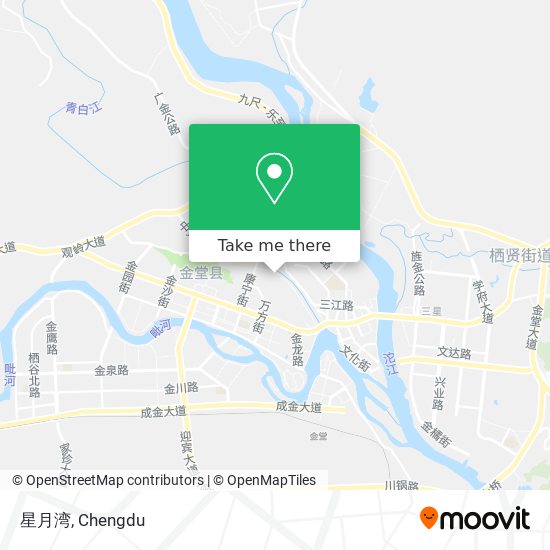 星月湾 map