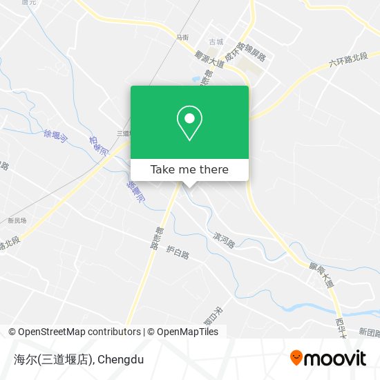 海尔(三道堰店) map