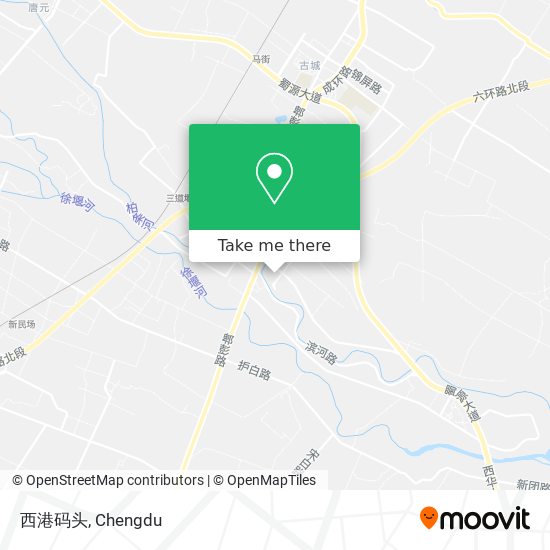 西港码头 map