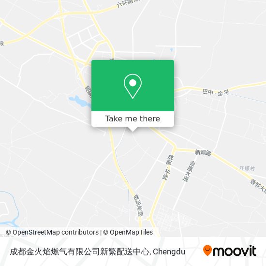成都金火焰燃气有限公司新繁配送中心 map