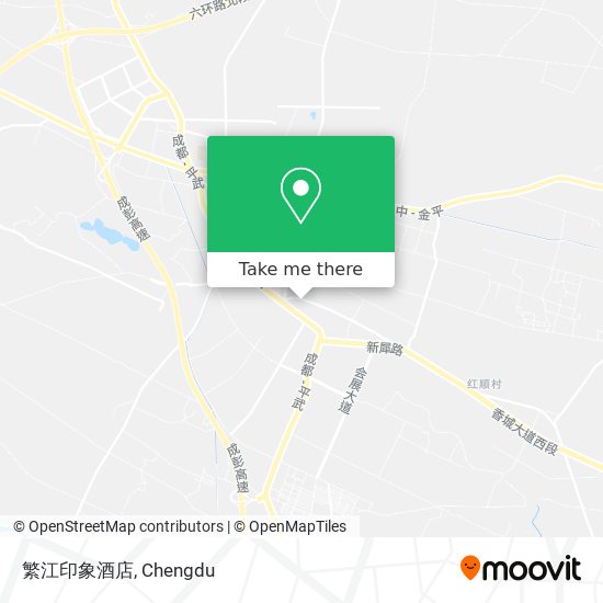 繁江印象酒店 map