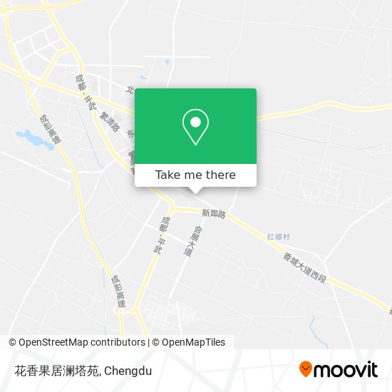 花香果居澜塔苑 map