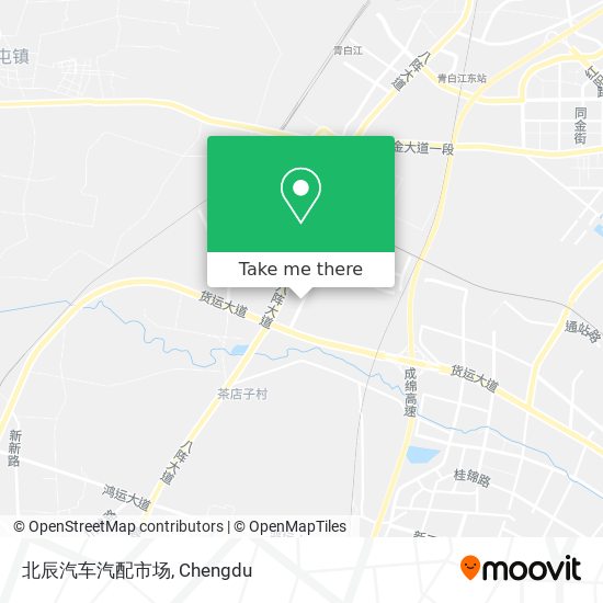 北辰汽车汽配市场 map