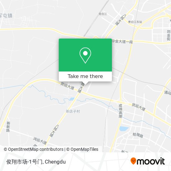 俊翔市场-1号门 map