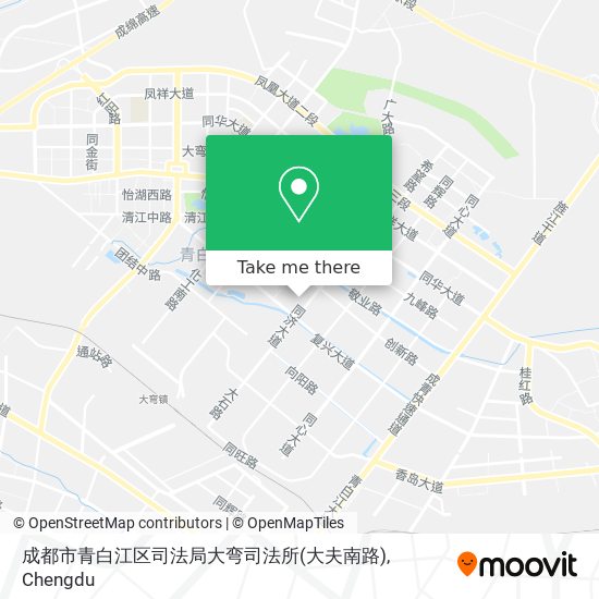 成都市青白江区司法局大弯司法所(大夫南路) map