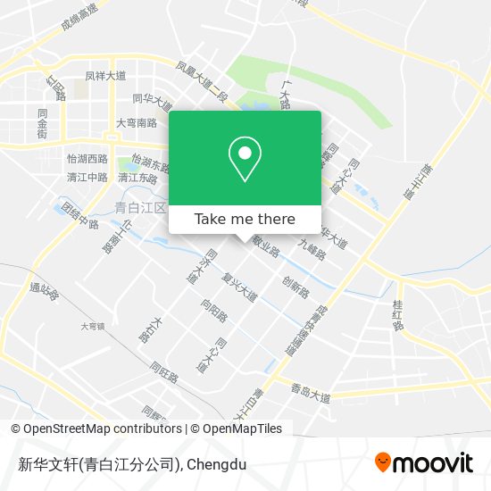 新华文轩(青白江分公司) map