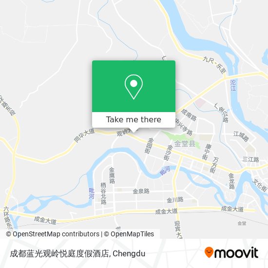 成都蓝光观岭悦庭度假酒店 map