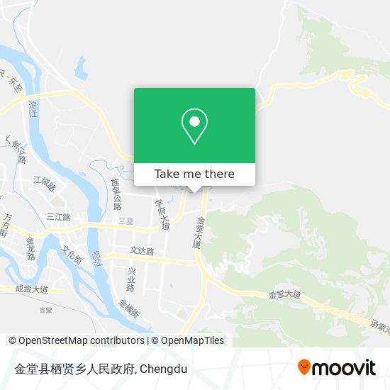 金堂县栖贤乡人民政府 map
