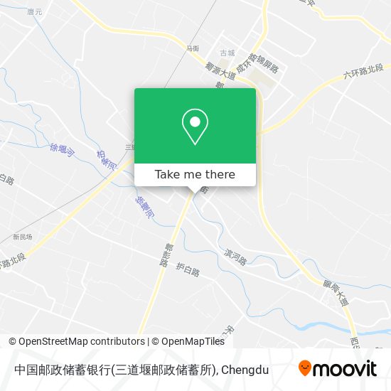 中国邮政储蓄银行(三道堰邮政储蓄所) map
