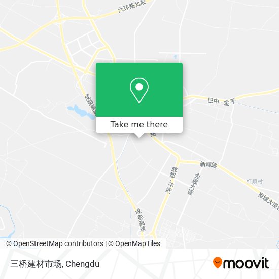 三桥建材市场 map