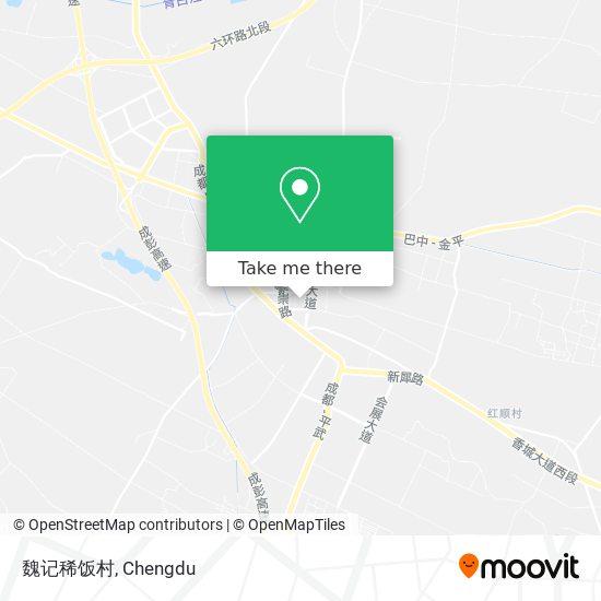 魏记稀饭村 map
