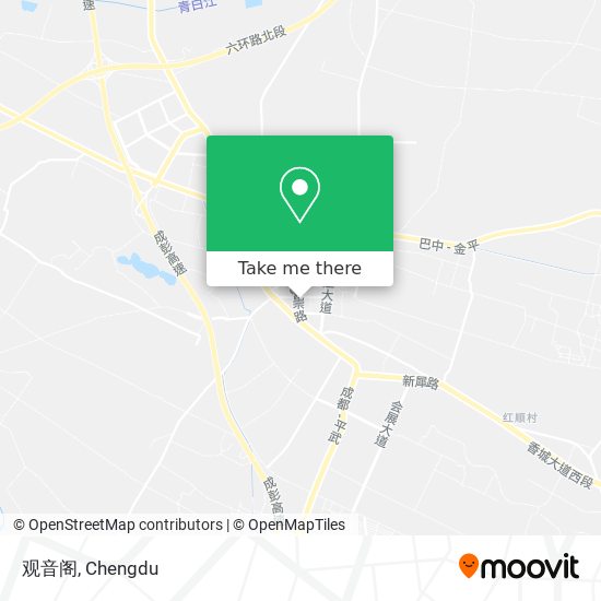 观音阁 map