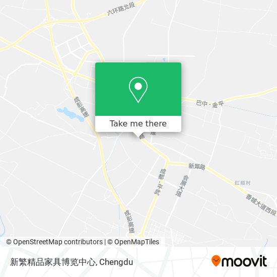 新繁精品家具博览中心 map