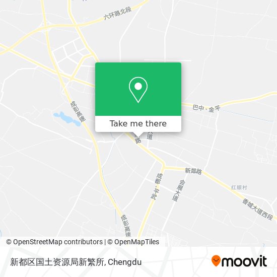 新都区国土资源局新繁所 map