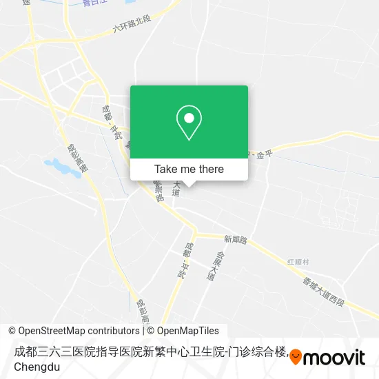 成都三六三医院指导医院新繁中心卫生院-门诊综合楼 map