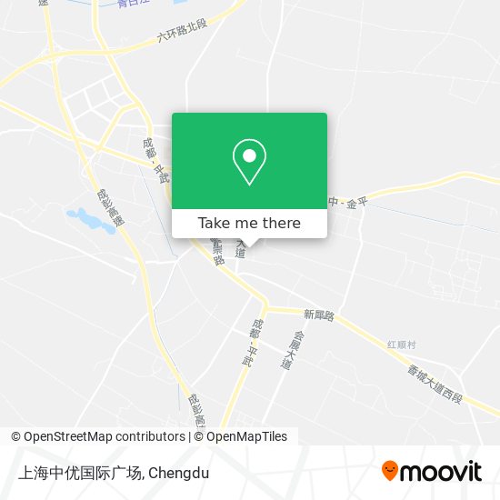 上海中优国际广场 map