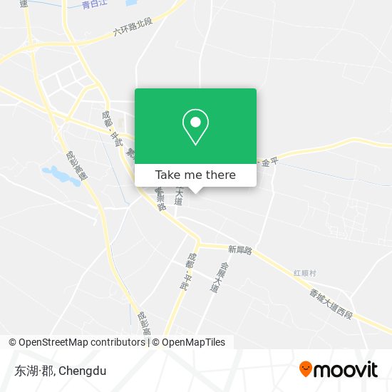 东湖·郡 map