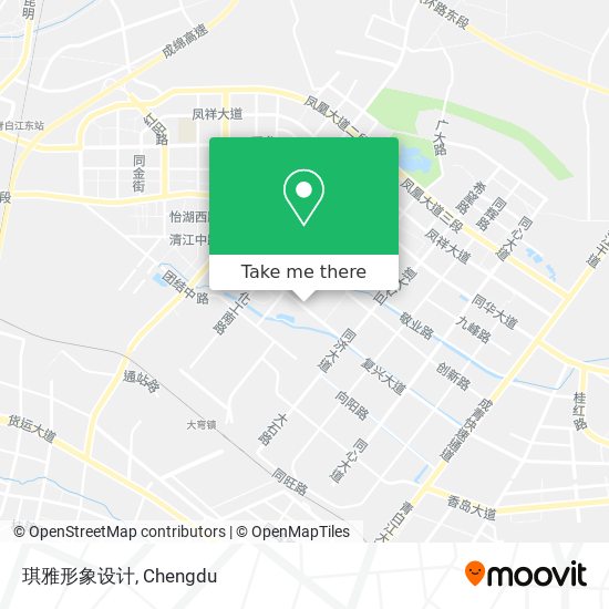 琪雅形象设计 map