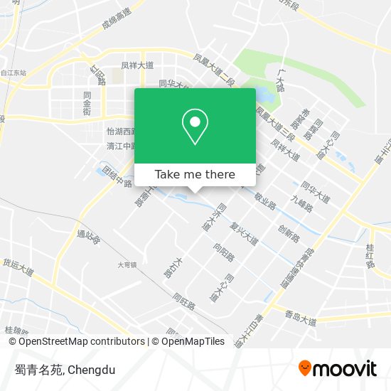 蜀青名苑 map
