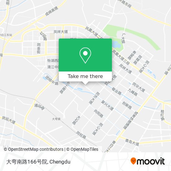 大弯南路166号院 map